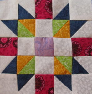 Quilt Pattern Nine Patch Star Triangle