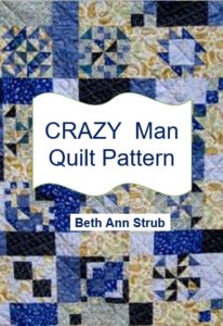 Crazy Man Quilt Pattern Book