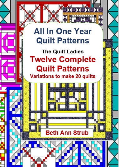 All in ONE Year a Monthly Quilt Pattern
