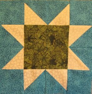 star quilt block pattern from The Quilt Ladies